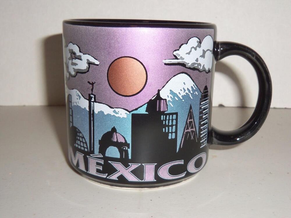 Mexico Black Skyline Mug Cup -111707